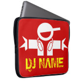 DJ-Laptophülse mit kundenspezifischem Laptopschutzhülle (Vorne Rechts)