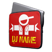 DJ-Laptophülse mit kundenspezifischem Laptopschutzhülle (Vorderseite Links)
