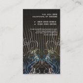 DJ Lautsprecher Rays Business Card Visitenkarte (Rückseite)