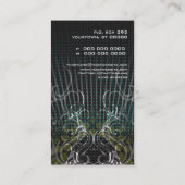 DJ-Lautsprecher Rays Geschäfts-Karte Visitenkarte (Rückseite)