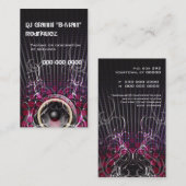 DJ-Lautsprecher Rays Geschäfts-Karte Visitenkarte (Vorne/Hinten)