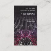 DJ-Lautsprecher Rays Geschäfts-Karte Visitenkarte (Rückseite)