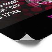 DJ Lautsprecher Rays Promotionposter Poster (Ecke)