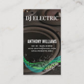 DJ | Lautsprecher | Sound Engineer Visitenkarte (Vorderseite)