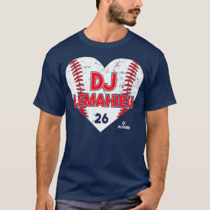 DJ LeMahieu Herz Baseball Bekleidung T-Shirt