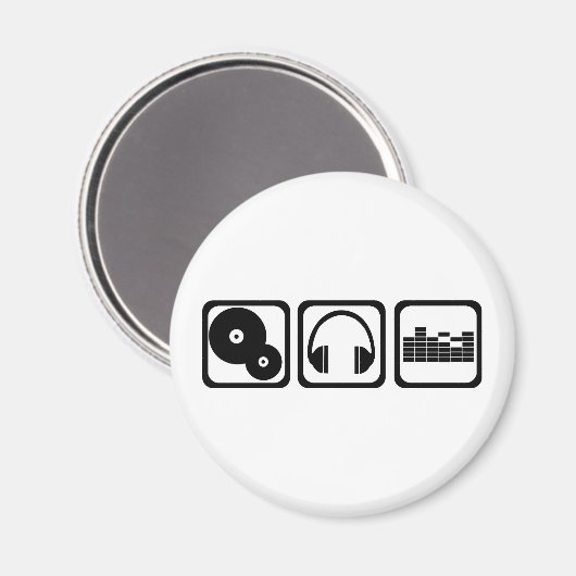 DJ MAGNET (Vorderseite/Rückseite)