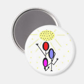 DJ-Magnet 2 Magnet (Vorderseite/Rückseite)