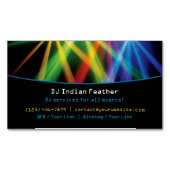 DJ MAGNETISCHE VISITENKARTE (Vorderseite)