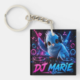 DJ MARIE DOUBLE SIDED SCHLÜSSELANHÄNGER