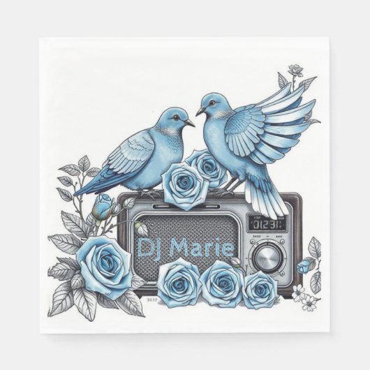 DJ Marie Serviette (Vorderseite)