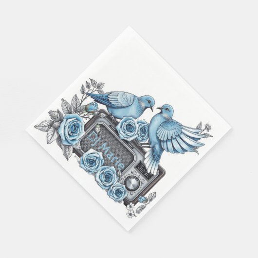 DJ Marie Serviette (Ecke)