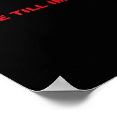 Dj mich, bis ich taub bin  poster (Ecke)