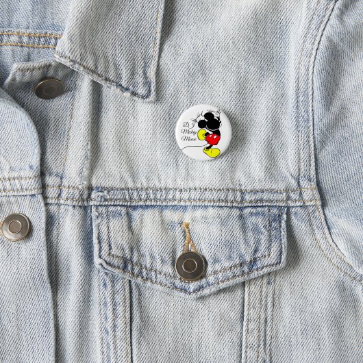 DJ Mickeymouse Button (Beispiel)