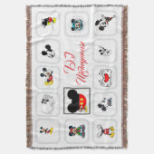 DJ Mickeymouse Throw Blanket Decke (Vorderseite Vertikal)