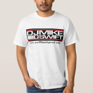DJ-Mike-schneller horizontaler Logo-Wert-T - Shirt