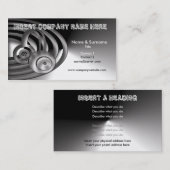 DJ, mischend, solide Visitenkarten Visitenkarte (Vorne/Hinten)