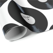 DJ Mix Record Label Geschenkpapier (Rolleneckpunkt)