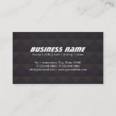 DJ Moderne Turntable Vinyl Recoder Mixer Visitenkarte (Rückseite)