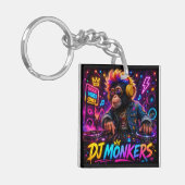 DJ MONKERS DOPPELSEITIGES SCHLÜSSELANHÄNGER (Vorderseite links)