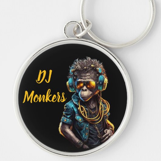 DJ Monkers Schlüsselanhänger (Vorne)