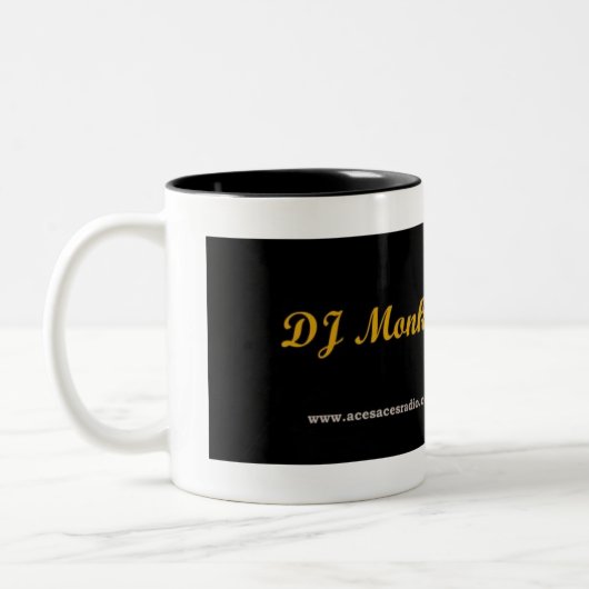 DJ Monkers Zweifarbige Tasse (Links)