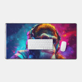 Dj Monkey Man Schreibtischunterlage (Tastatur & Maus)