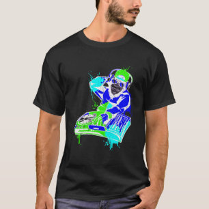 DJ Monkey Music Party Fun Sonnenbrille Fun Dancing T-Shirt