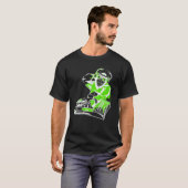 DJ Monkey Music Party Fun Sunglasses Monkey Headph T-Shirt (Vorne ganz)