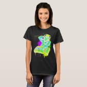 DJ Monkey Music Party Fun Sunglasses Monkey Headph T-Shirt (Vorne ganz)