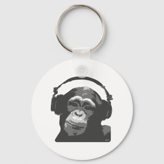 DJ MONKEY SCHLÜSSELANHÄNGER (Vorderseite)