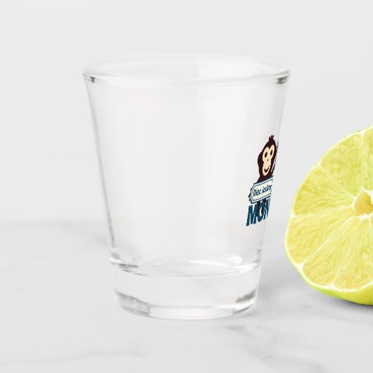 DJ Monkey Schnapsglas (Links)
