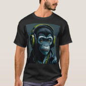 DJ Monkey T-Shirt (Vorderseite)