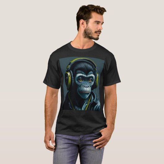 DJ Monkey T-Shirt (Vorne ganz)