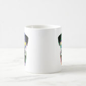 DJ Mops mit Kopfhörern Funny Mops Music Kaffeetasse (Mittel)