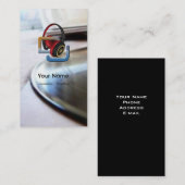 DJ Music Business Card Visitenkarte (Vorne/Hinten)