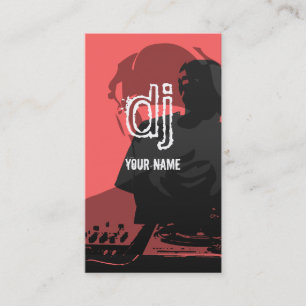 DJ Music Business Card Visitenkarte