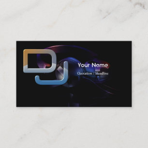 DJ Music Business Card Visitenkarte