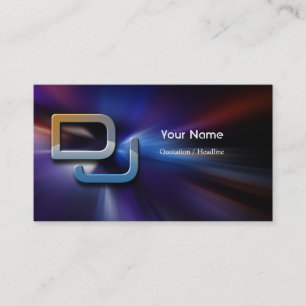 DJ Music Business Card Visitenkarte