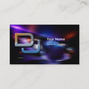DJ Music Business Card Visitenkarte
