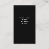 DJ Music Business Card Visitenkarte (Rückseite)