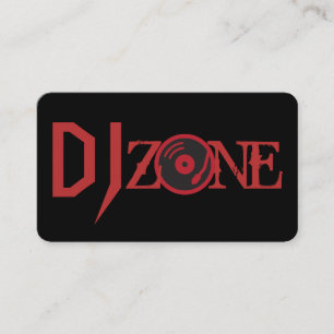 DJ Music Club Entertainment Business Card     Visitenkarte