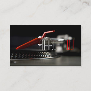 DJ Music Club Entertainment Business Card     Visitenkarte