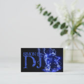 DJ Music Club Entertainment Business Card     Visitenkarte (Stehend Vorderseite)