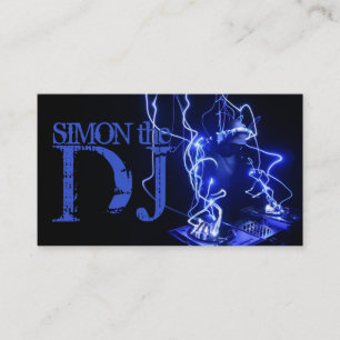 DJ Music Club Entertainment Business Card     Visitenkarte