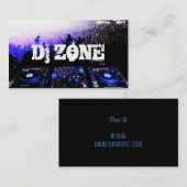 DJ Music Club Entertainment Business Card Visitenkarte (Vorne/Hinten)