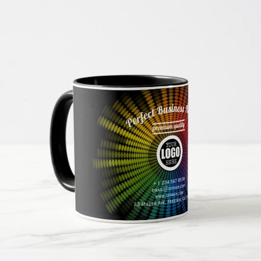 DJ Music Colorful Artist Sound Wave Creative Cool Tasse (Vorderseite Links)