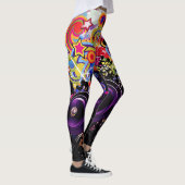 DJ Music Colorful Modern Lautsprecher Musical Funk Leggings (Rechts)