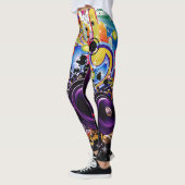 DJ Music Colorful Modern Lautsprecher Musical Funk Leggings (Links)