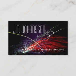 DJ Music Explosion Beruflich Business Cards Visitenkarte