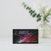 DJ Music Explosion Beruflich Business Cards Visitenkarte (Stehend Vorderseite)